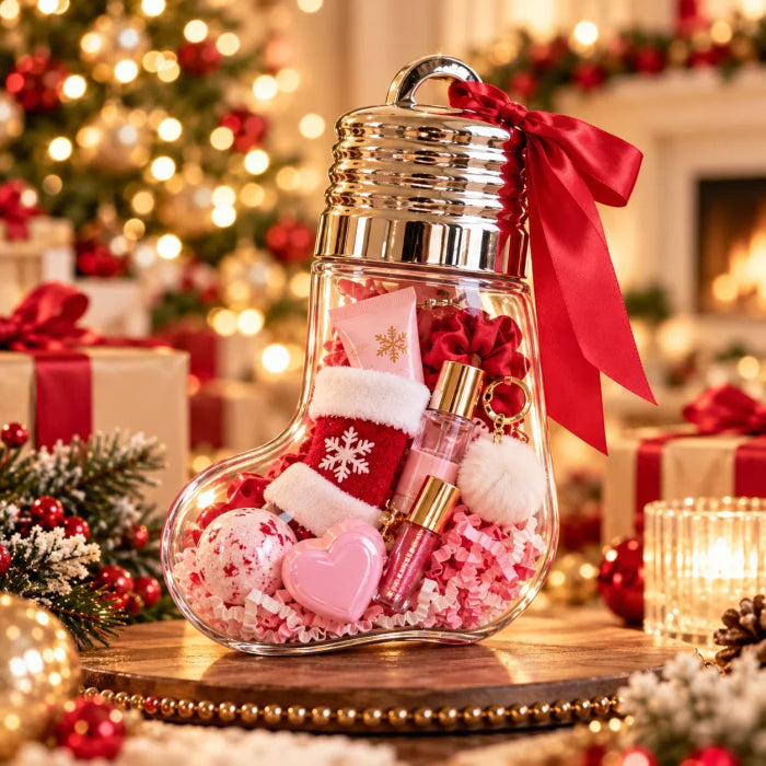 🎄🎁Gaveæske med juleklokke – gør-det-selv