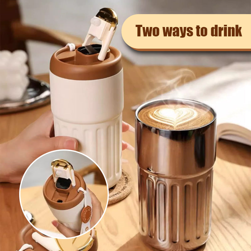 Kaffetermokande med temperaturvisning