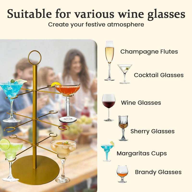 Festlig displaystand med flere niveauer