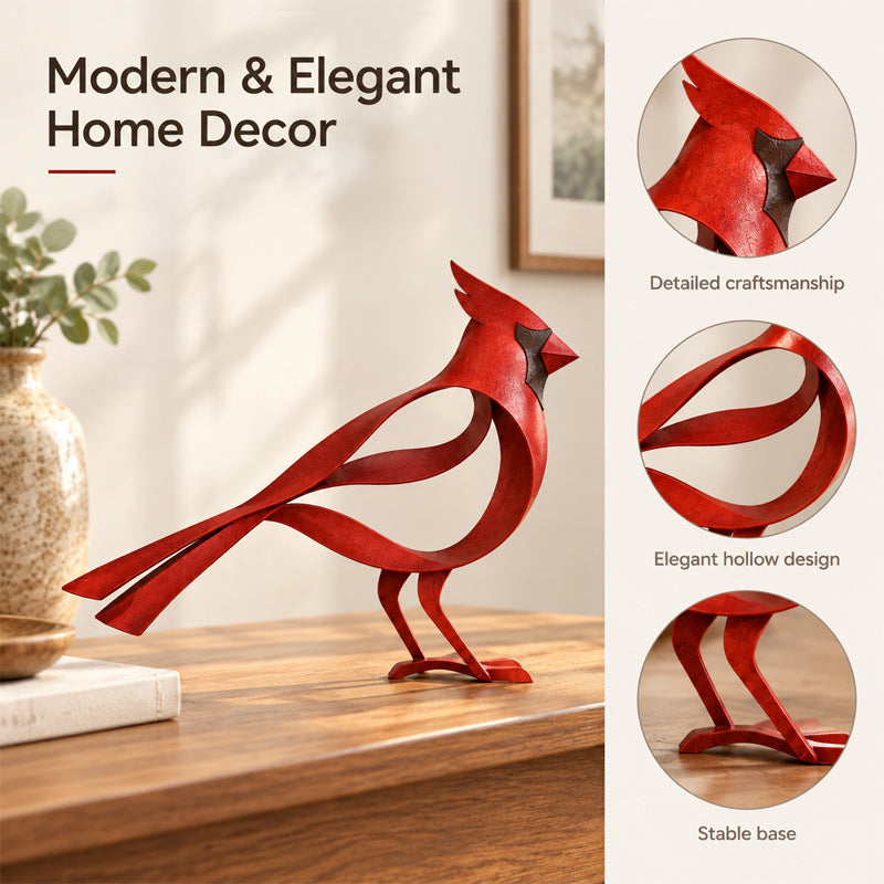 🕊️Elegant og minimalistisk fugleskulptur i metal – flygtige øjeblikke af lethed i naturen!