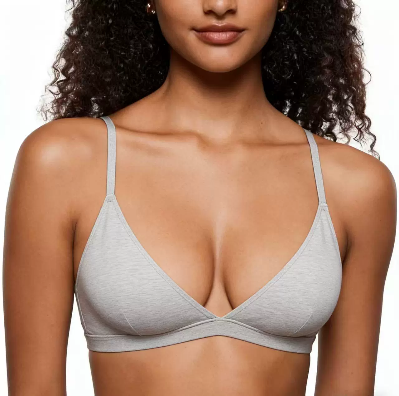 💞Triangel-bralette til kvinder med gelé-støtte og uden bøjler