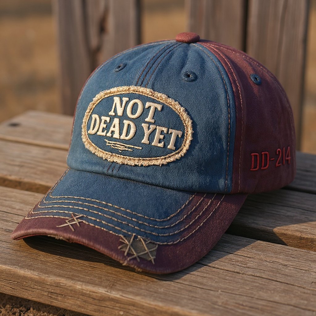 NOT DEAD YET - Vintage vasket baseballkaske