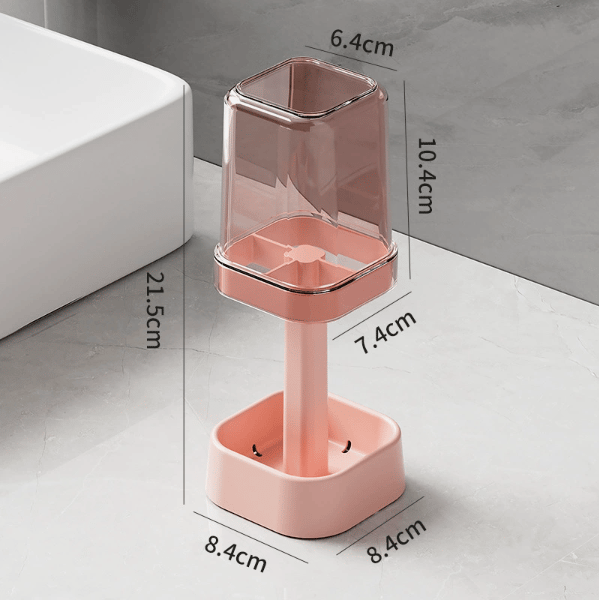 Stilfuld tandbørsteholder med lås