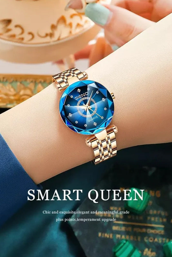 💖Starry rustfrit stål dameur🎁