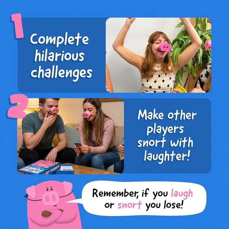 Snort Funny: Festspillet "Laugh & You Lose" 🐷😂