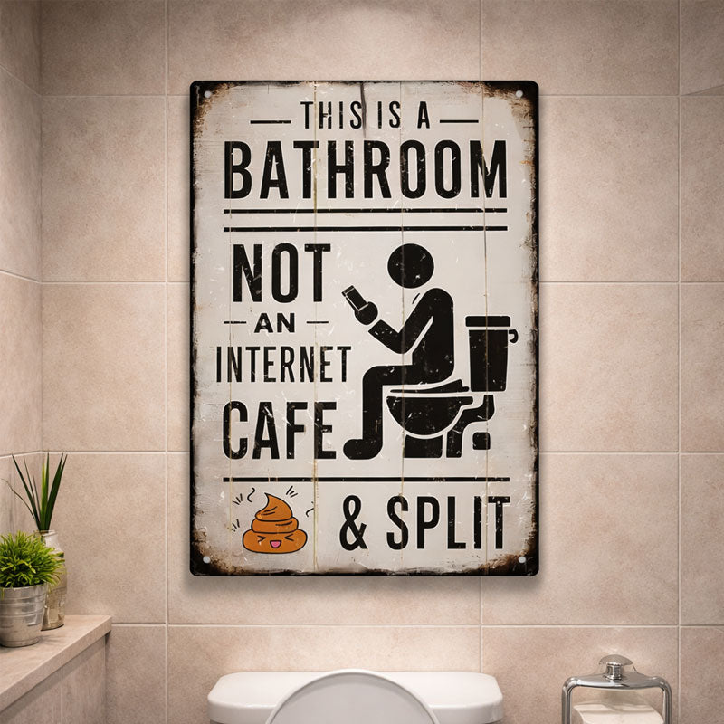 🚽 Dette er et badeværelse, ikke et internetcafé