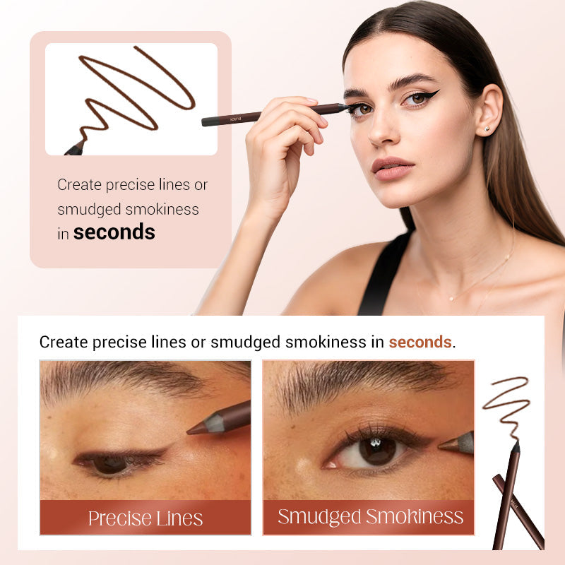 🟒 Vandtæt og strandfast gel-eyeliner