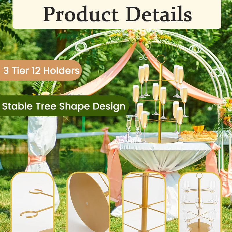 Festlig displaystand med flere niveauer