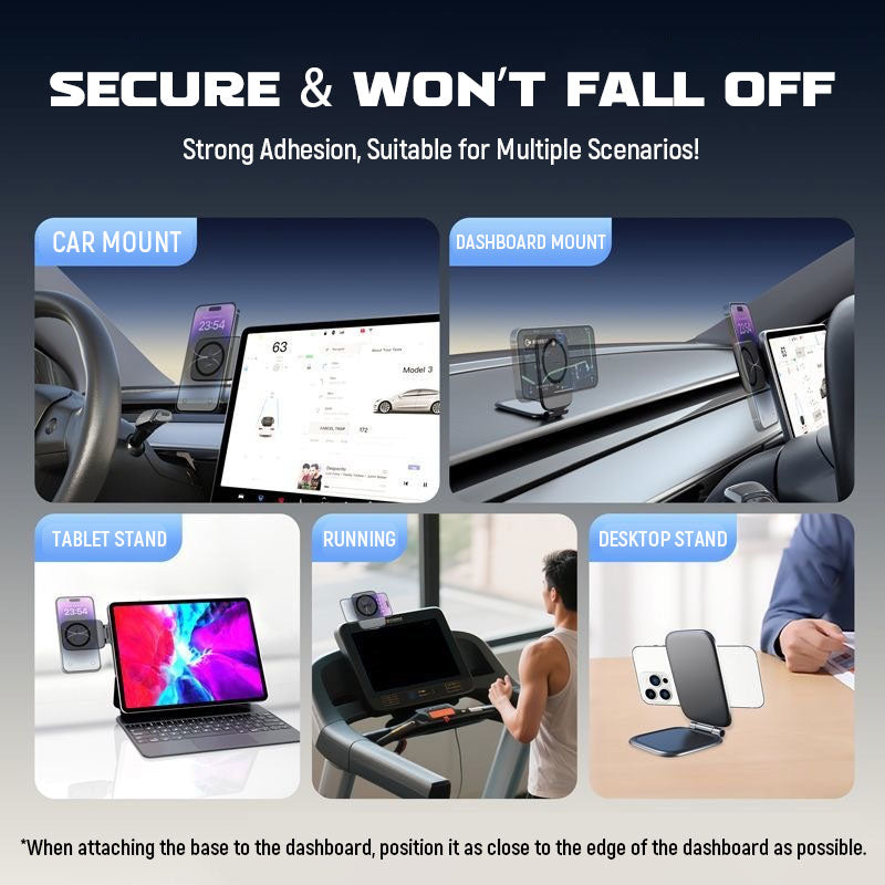 Magnetisk bilholder til telefon