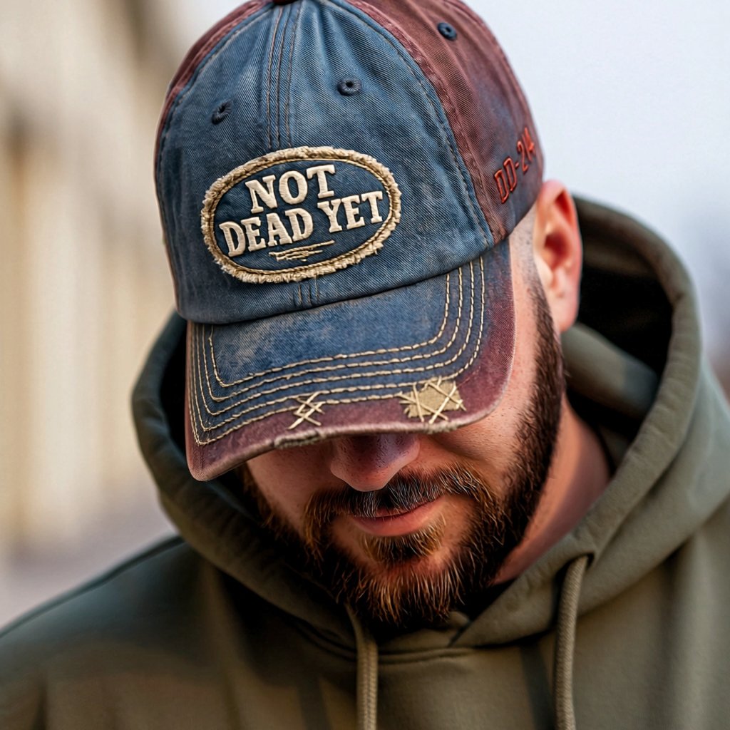 NOT DEAD YET - Vintage vasket baseballkaske