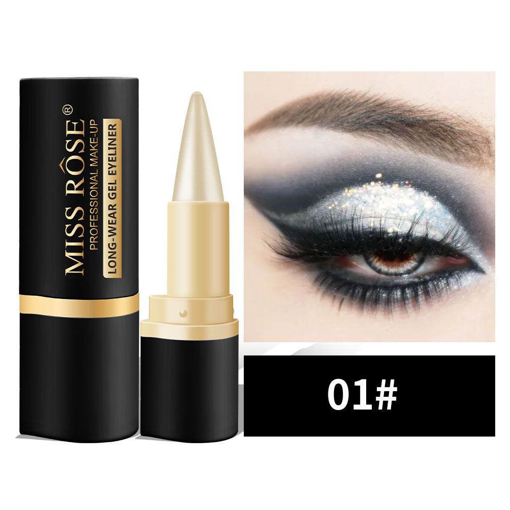 Naturlig sort langtidsholdbar gel eyeliner, vandfast, naturlig formel, sikker og ufarlig, skånsom og let at fjerne