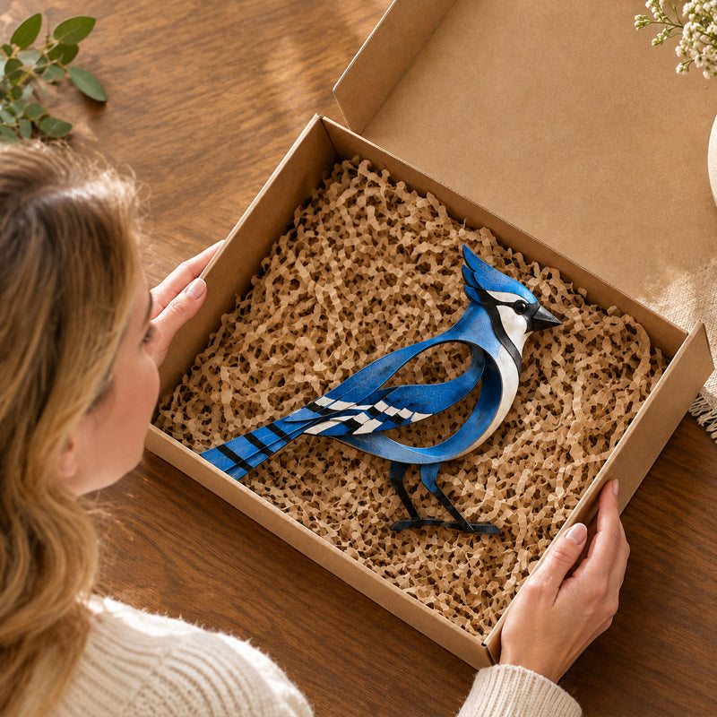🕊️Elegant og minimalistisk fugleskulptur i metal – flygtige øjeblikke af lethed i naturen!