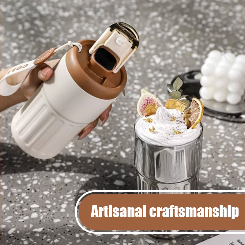 Kaffetermokande med temperaturvisning