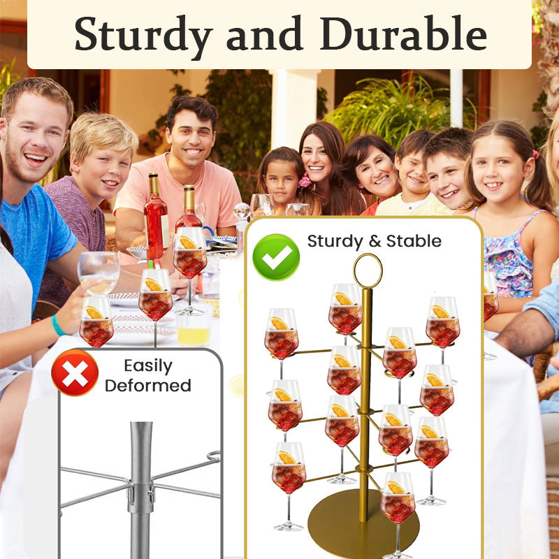 Festlig displaystand med flere niveauer