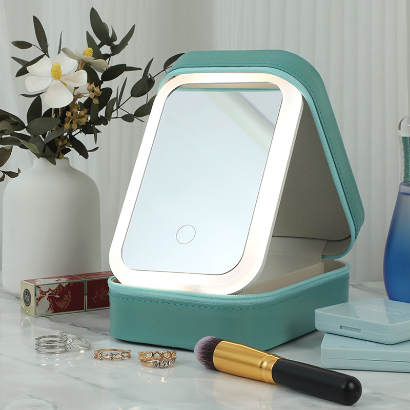 Justerbar makeup-spejl i tre LED-farve