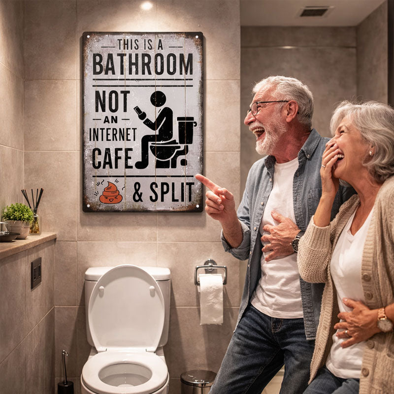 🚽 Dette er et badeværelse, ikke et internetcafé