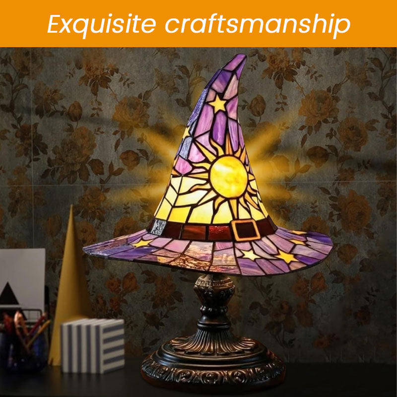 Natlampe med heksehat