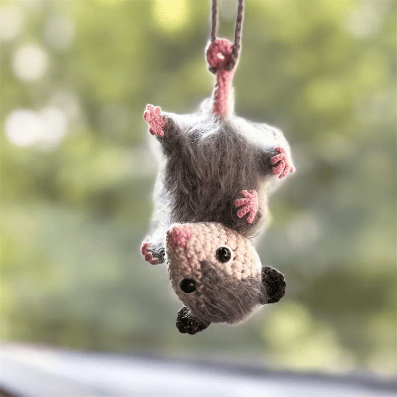 🔥Possum bilamulet (100 % håndstrikket）