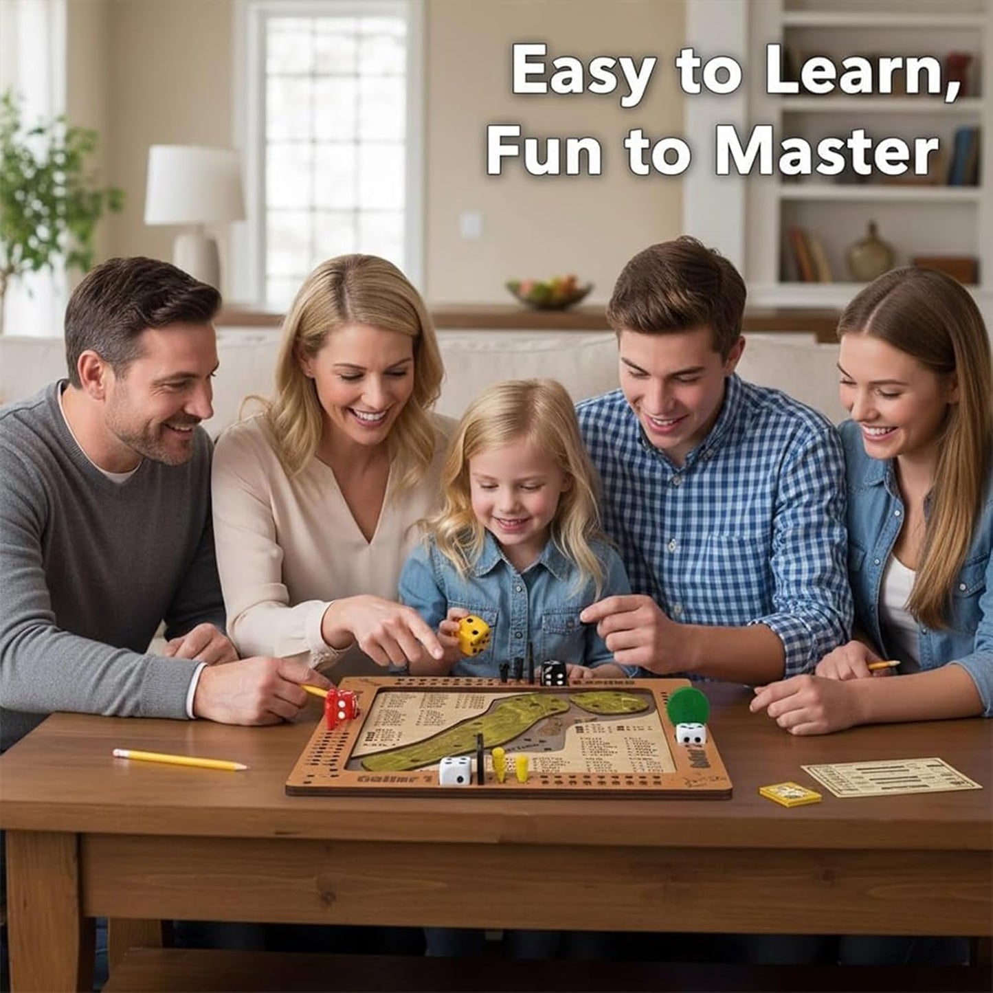 ⛳Bordspil med terninger og golf🎲✨