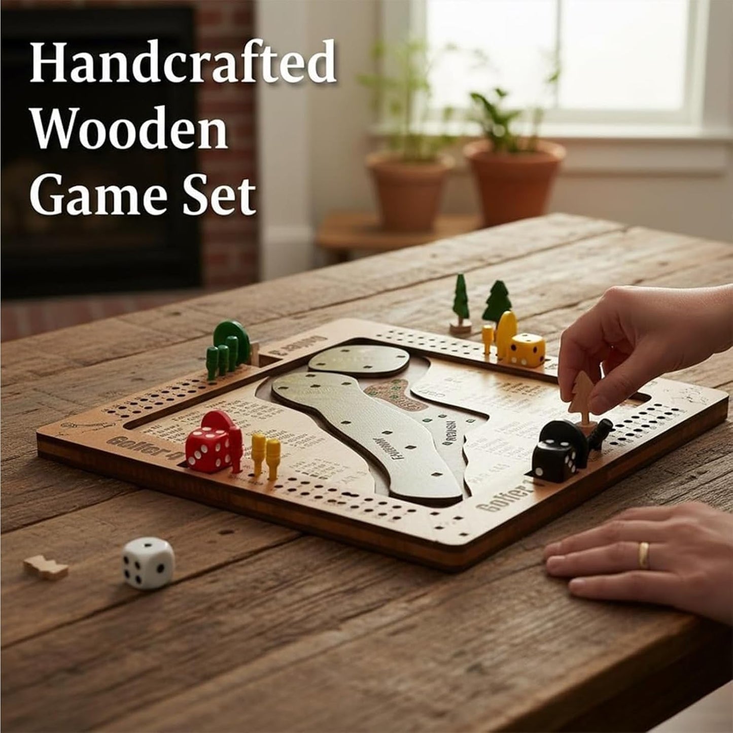 ⛳Bordspil med terninger og golf🎲✨