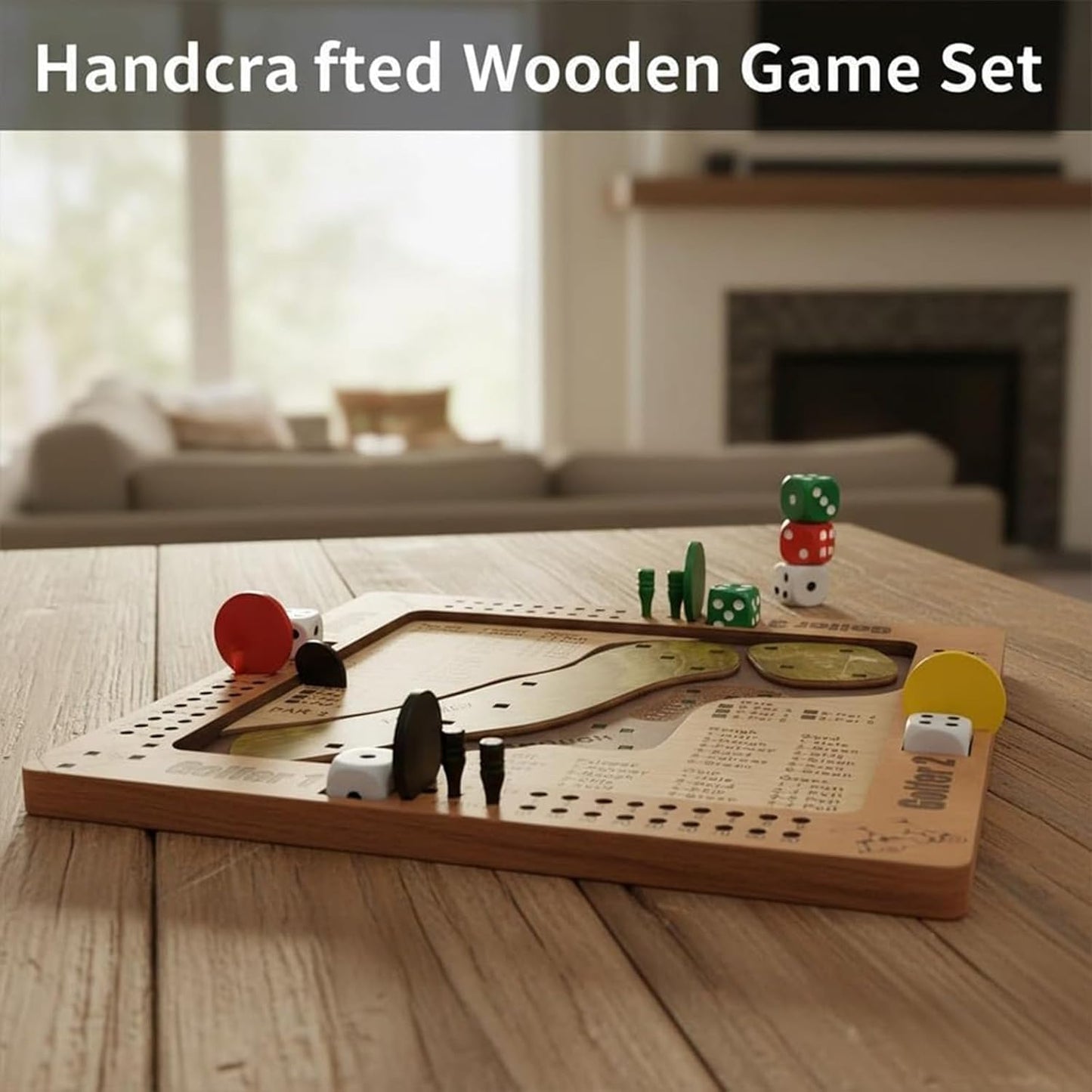 ⛳Bordspil med terninger og golf🎲✨