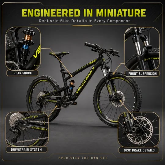 🎉🔥 50 % RABAT – 🚲 DIY-monteringssæt til mountainbike – Byg, udstil og saml