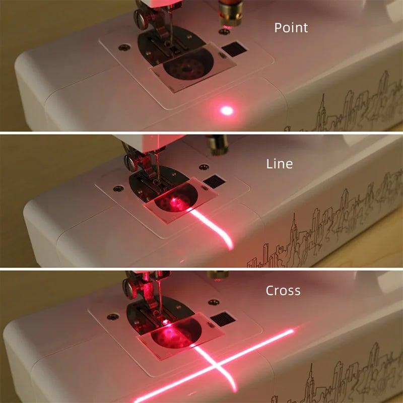 🔥Magnetisk positioneringsquiltning med laserlys til symaskin