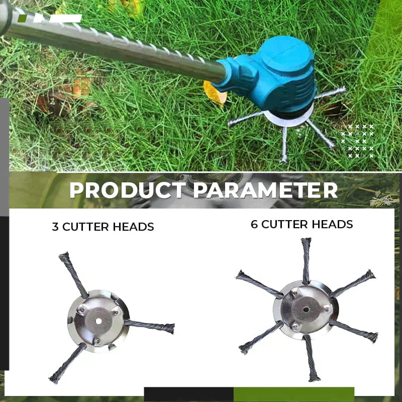 🔥 Udskifteligt skærehoved til plæneklipper/trimmer – skærehoved i stål til græsslåning 🌿✂️⚙️