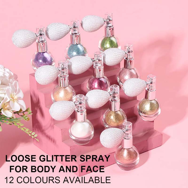 ✨ Lysende glitter-highlighter - langtidsholdbar og svedresistent