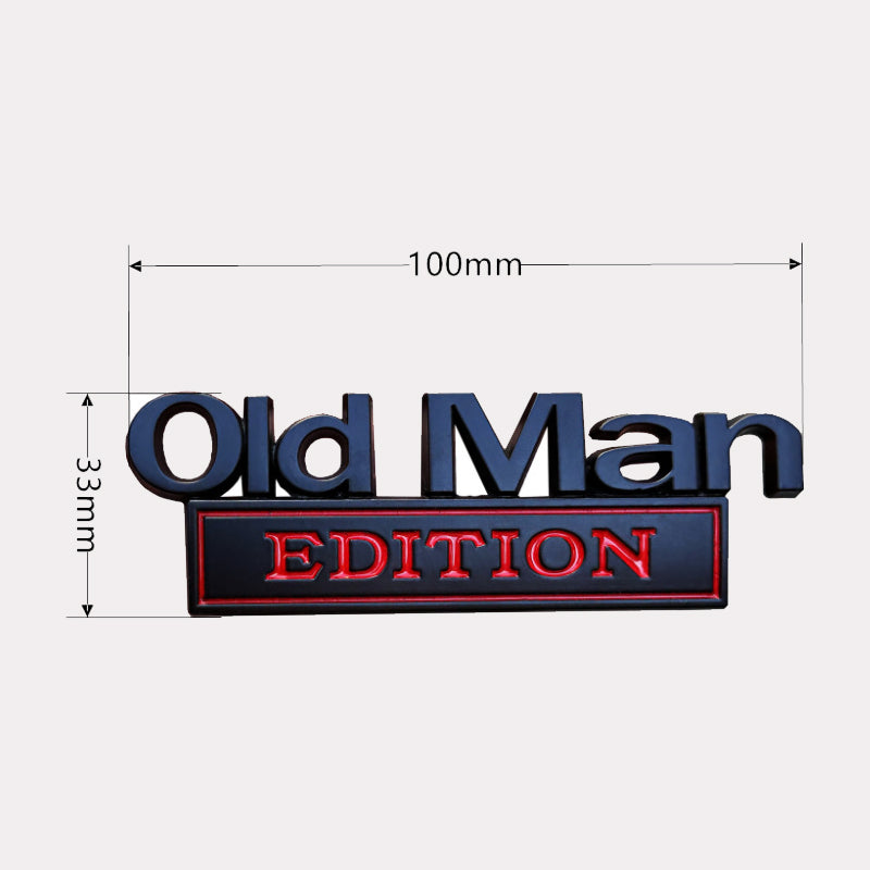 Bilmærker til seniorer/🚗 Old Man Edition-Autoemblem