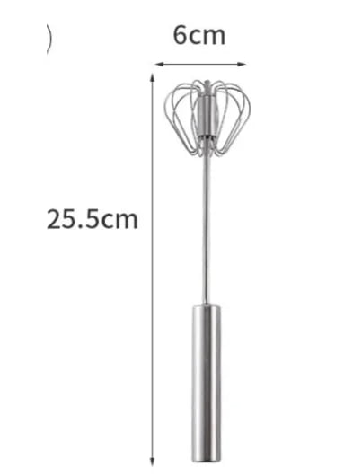 🔥BIG SALE - 50% OFF🔥Rustfrit stål semiautomatisk piskeris - KØB 2 FÅ 2 GRATIS