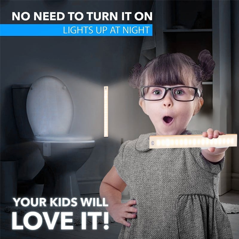 🔥NYTÅRSSALG - Punch-free Smart Sensor Magnetic Rechargeable LED Lights