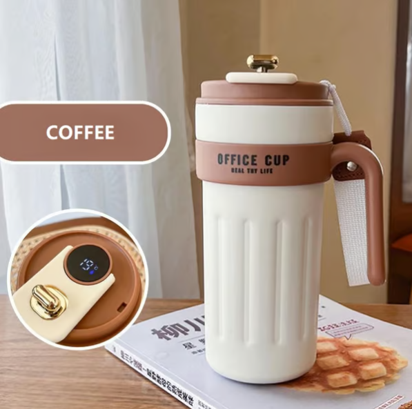 Kaffetermokande med temperaturvisning