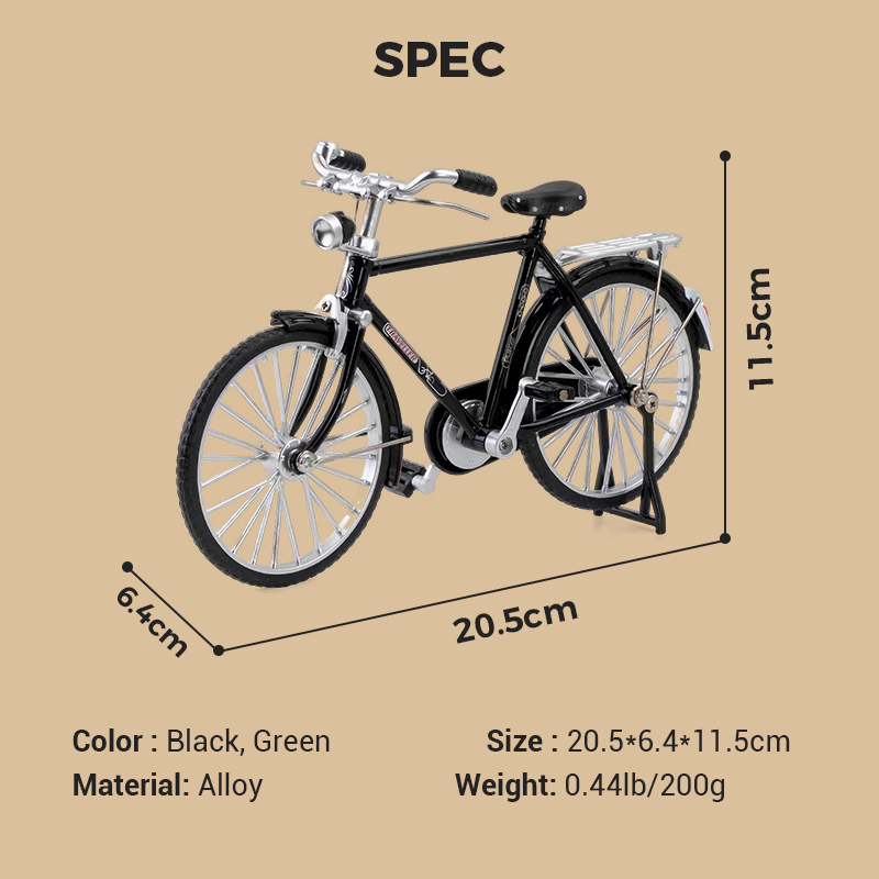 🚲 BEGRÆNSET TILBUD: 50 % RABAT! ✨ DIY-retrocykel i skala 1:10 – metallegering, realistiske detaljer, bordpynt og gave 🎁