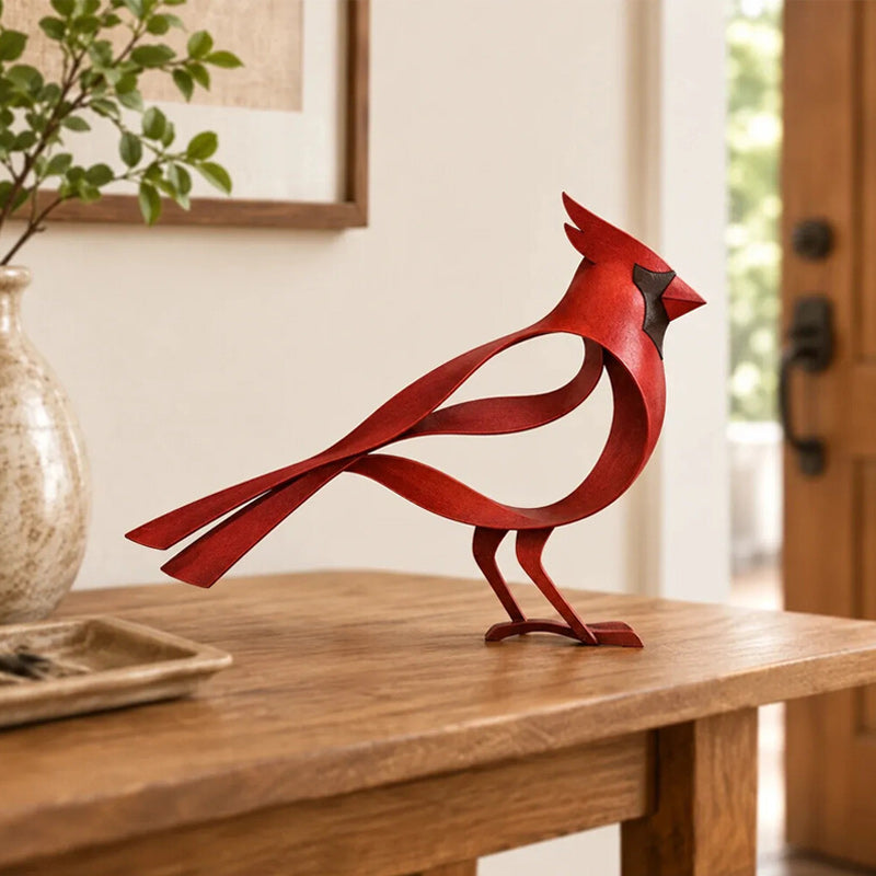 🕊️Elegant og minimalistisk fugleskulptur i metal – flygtige øjeblikke af lethed i naturen!