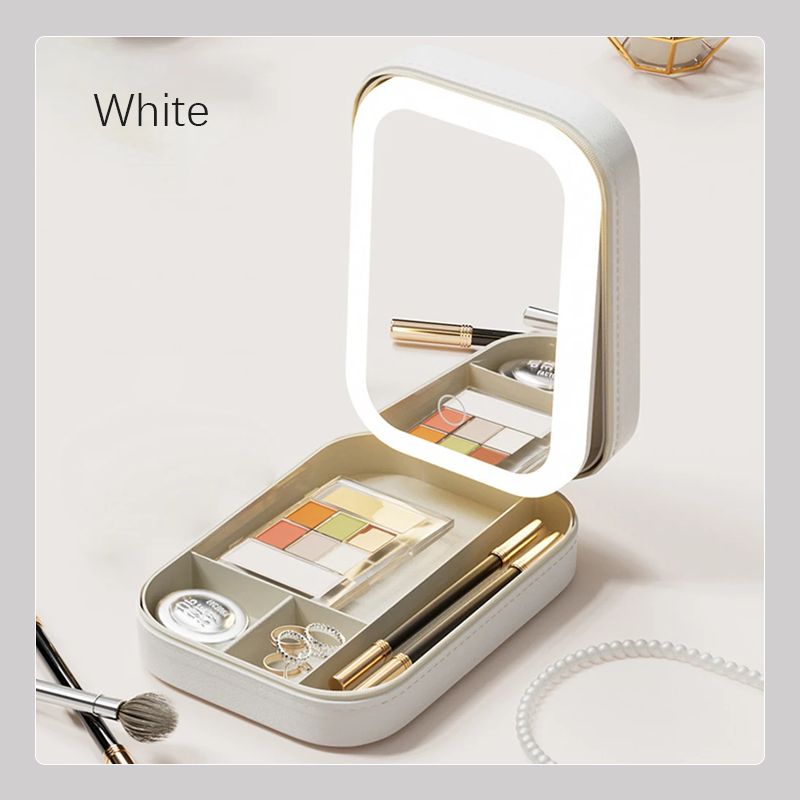 Justerbar makeup-spejl i tre LED-farve
