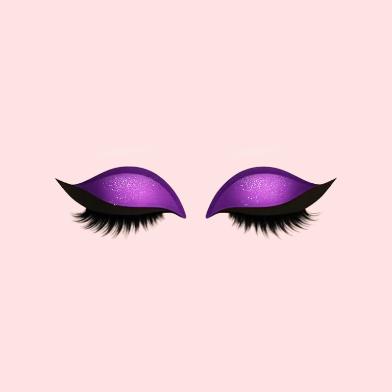 Øjenskygge øjenvipper make-up klistermærker