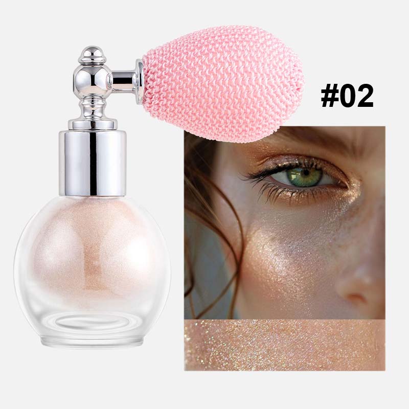 ✨ Lysende glitter-highlighter - langtidsholdbar og svedresistent