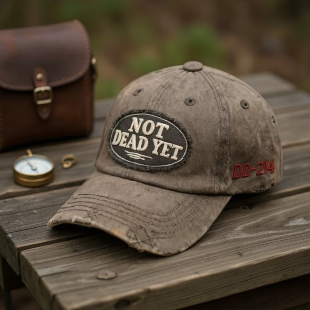 NOT DEAD YET - Vintage vasket baseballkaske