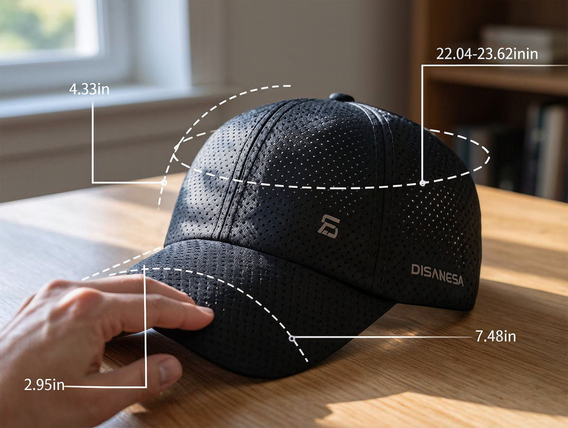 🌬️Hurtigtørrende baseballkasket med UV-beskyttelse – åndbar, justerbar unisex-kasket
