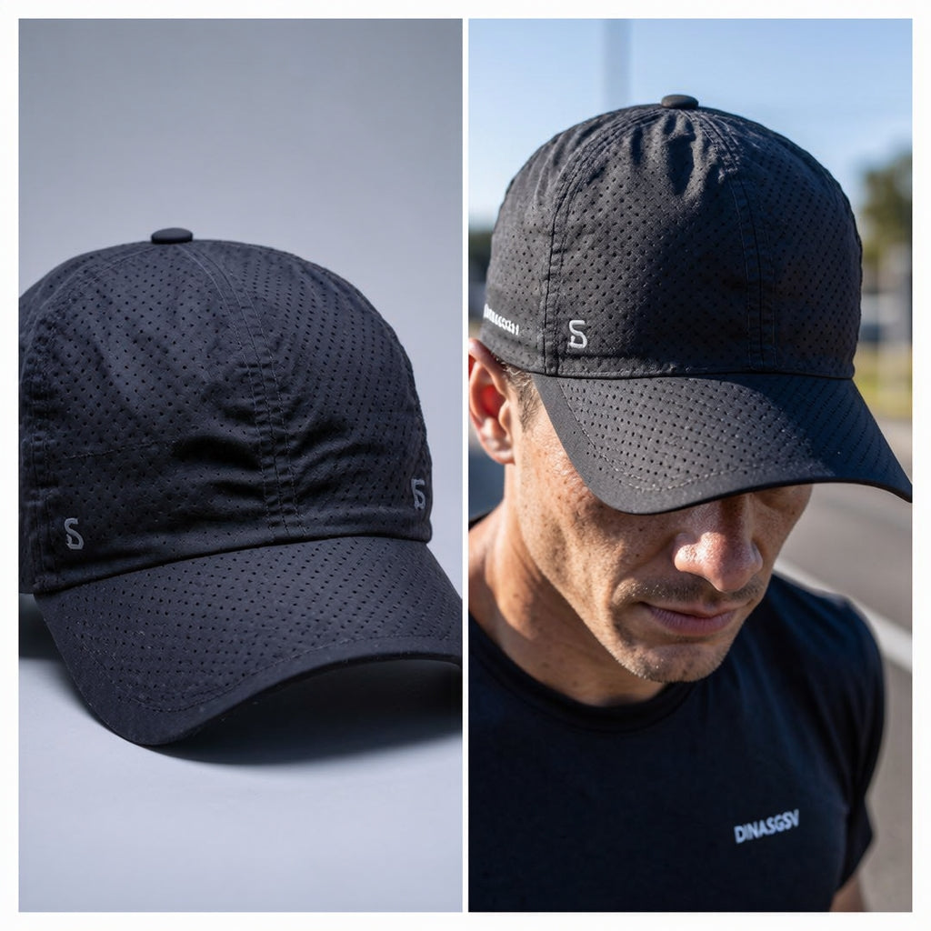 🌬️Hurtigtørrende baseballkasket med UV-beskyttelse – åndbar, justerbar unisex-kasket