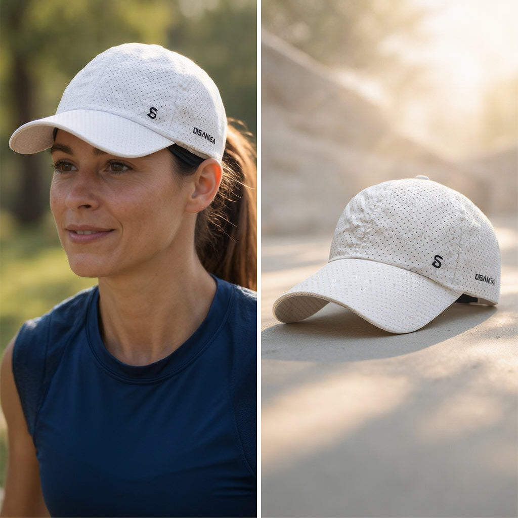 🌬️Hurtigtørrende baseballkasket med UV-beskyttelse – åndbar, justerbar unisex-kasket