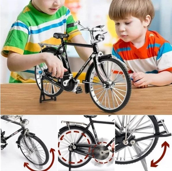 🚲 BEGRÆNSET TILBUD: 50 % RABAT! ✨ DIY-retrocykel i skala 1:10 – metallegering, realistiske detaljer, bordpynt og gave 🎁