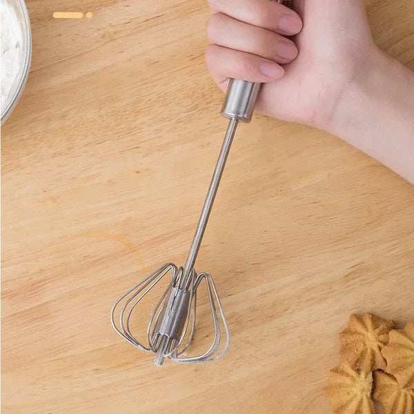 🔥BIG SALE - 50% OFF🔥Rustfrit stål semiautomatisk piskeris - KØB 2 FÅ 2 GRATIS