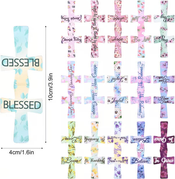 📖Magnetiske korsbogmærker - Perfekt gave til bibelstudier, lærere og studerende 🌸✝️
