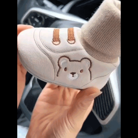 Søde Bear First Walking Shoes Slip-on småbørnssko