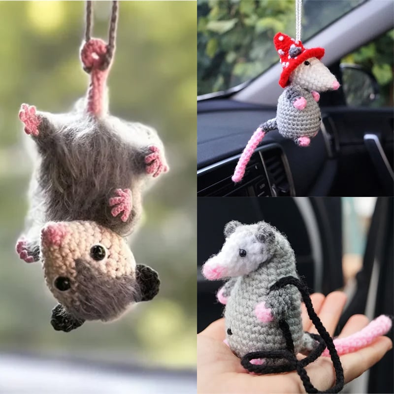🔥Possum bilamulet (100 % håndstrikket）