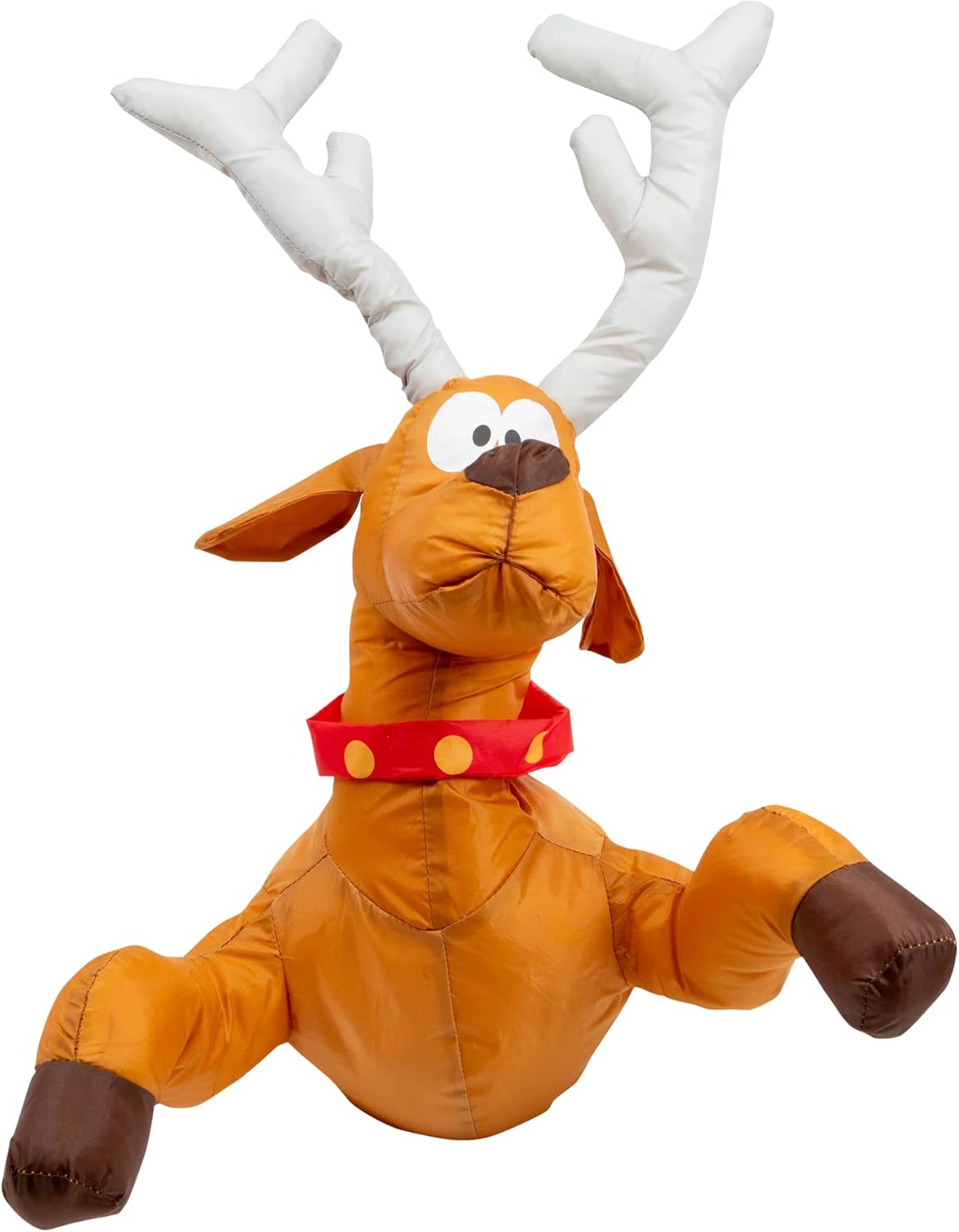 Rensdyr, der styrter ned, og julemandssæt