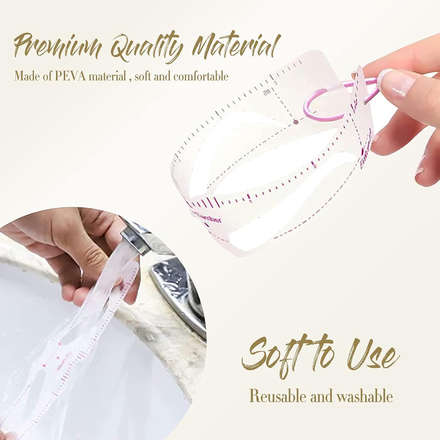 🔥2025 Hot sales✨Sæt med genanvendelige øjenbrynsstencils (12 stk.)