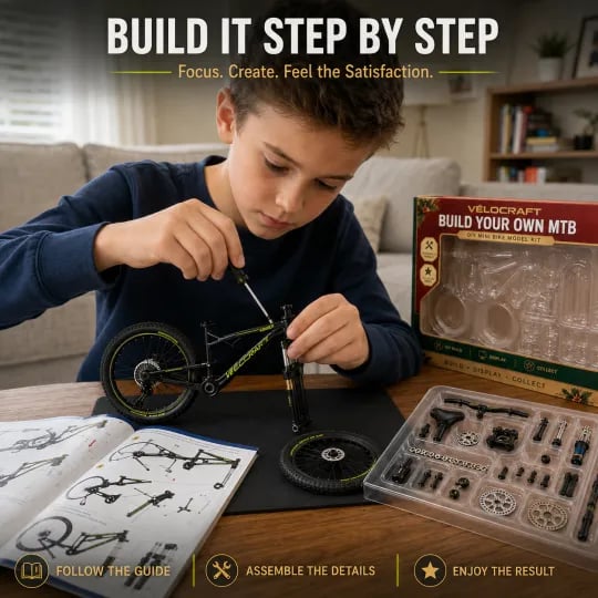 🎉🔥 50 % RABAT – 🚲 DIY-monteringssæt til mountainbike – Byg, udstil og saml